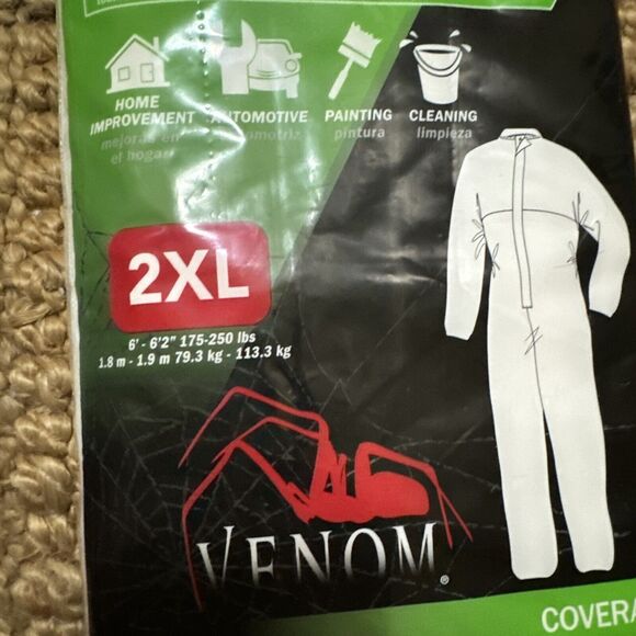 Lot Of 3 Venom All Purpose Auto Cleaning Painting Coveralls. TWO L/XL & ONE 2XL - Picture 8 of 8